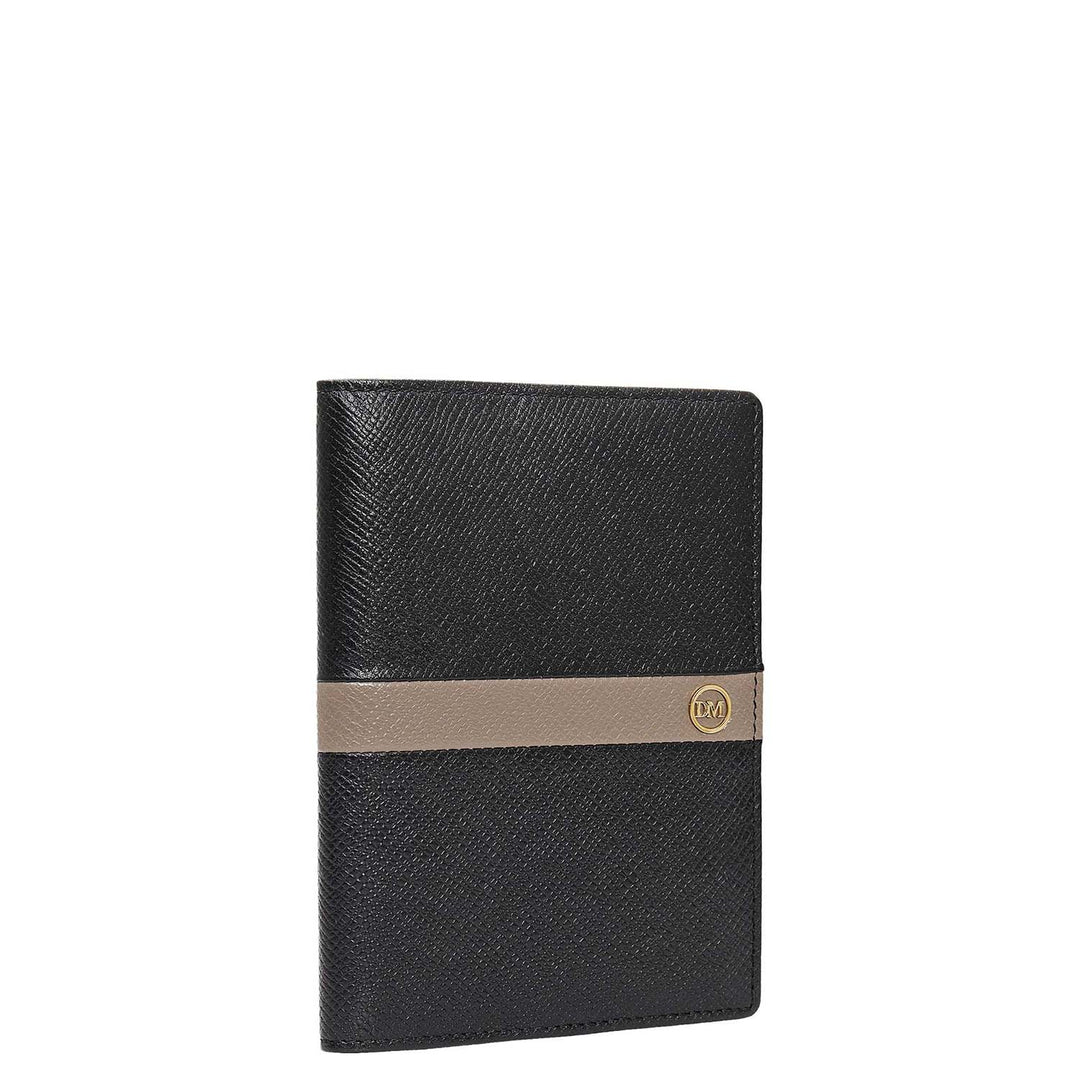 Franzy Leather Passport Case - Black