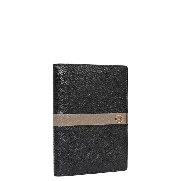 Franzy Leather Passport Case - Black