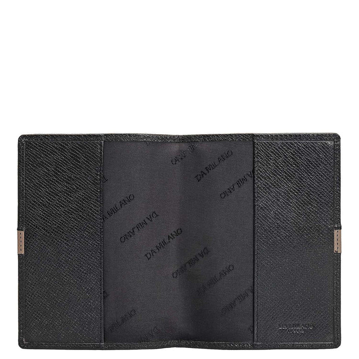 Franzy Leather Passport Case - Black
