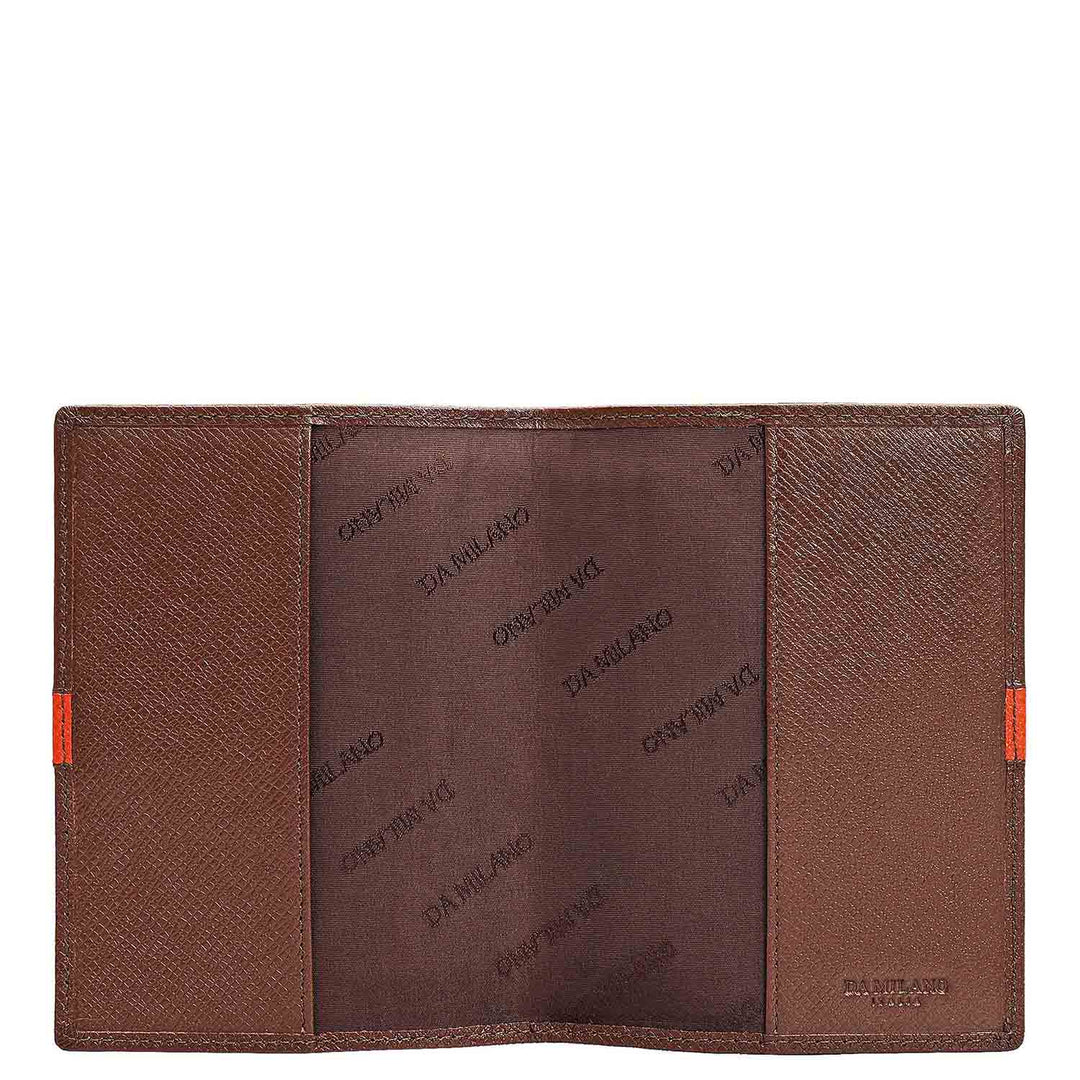 Franzy Leather Passport Case - Brown