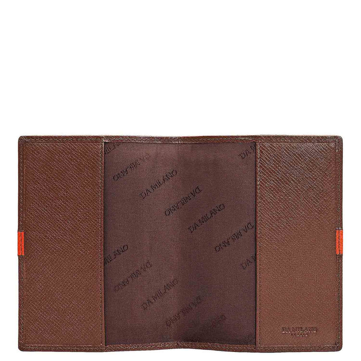 Franzy Leather Passport Case - Brown