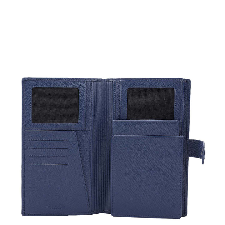 Croco Leather Passport Case - Stardust