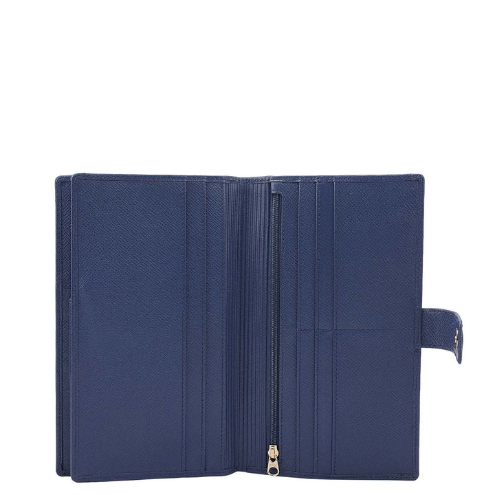 Croco Leather Passport Case - Stardust
