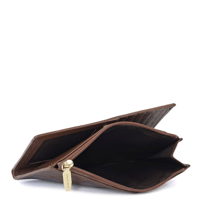Croco Leather Passport Case - Date