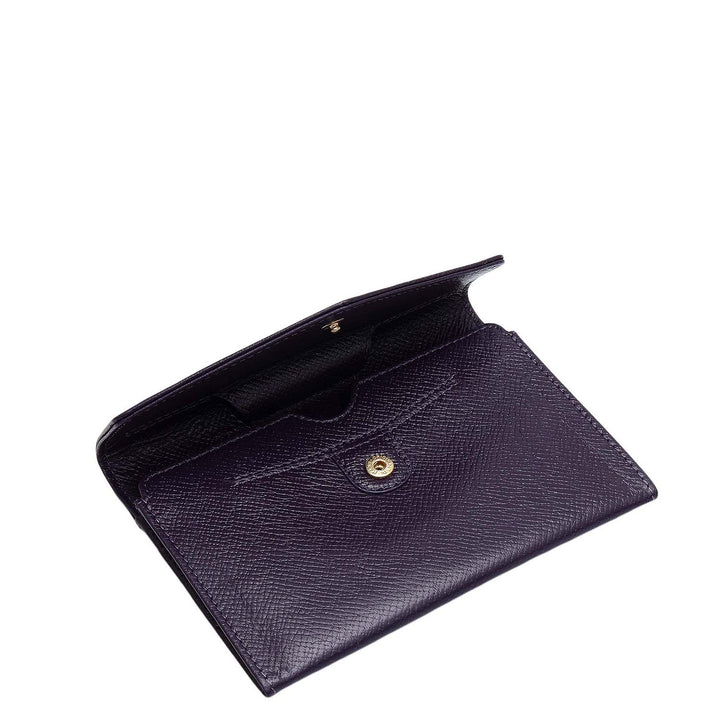 Franzy Leather Passport Case - Grapevine