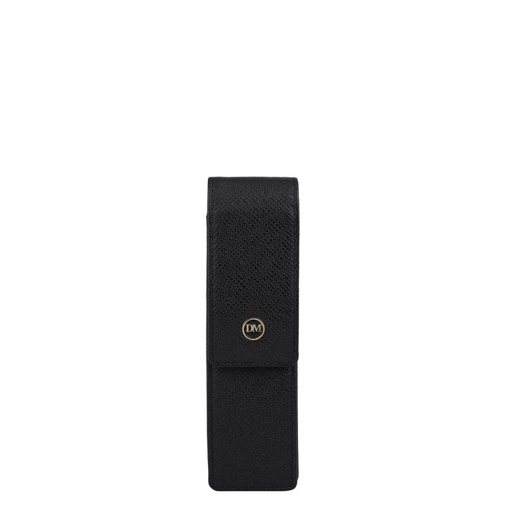 Franzy Leather Pen Case - Black