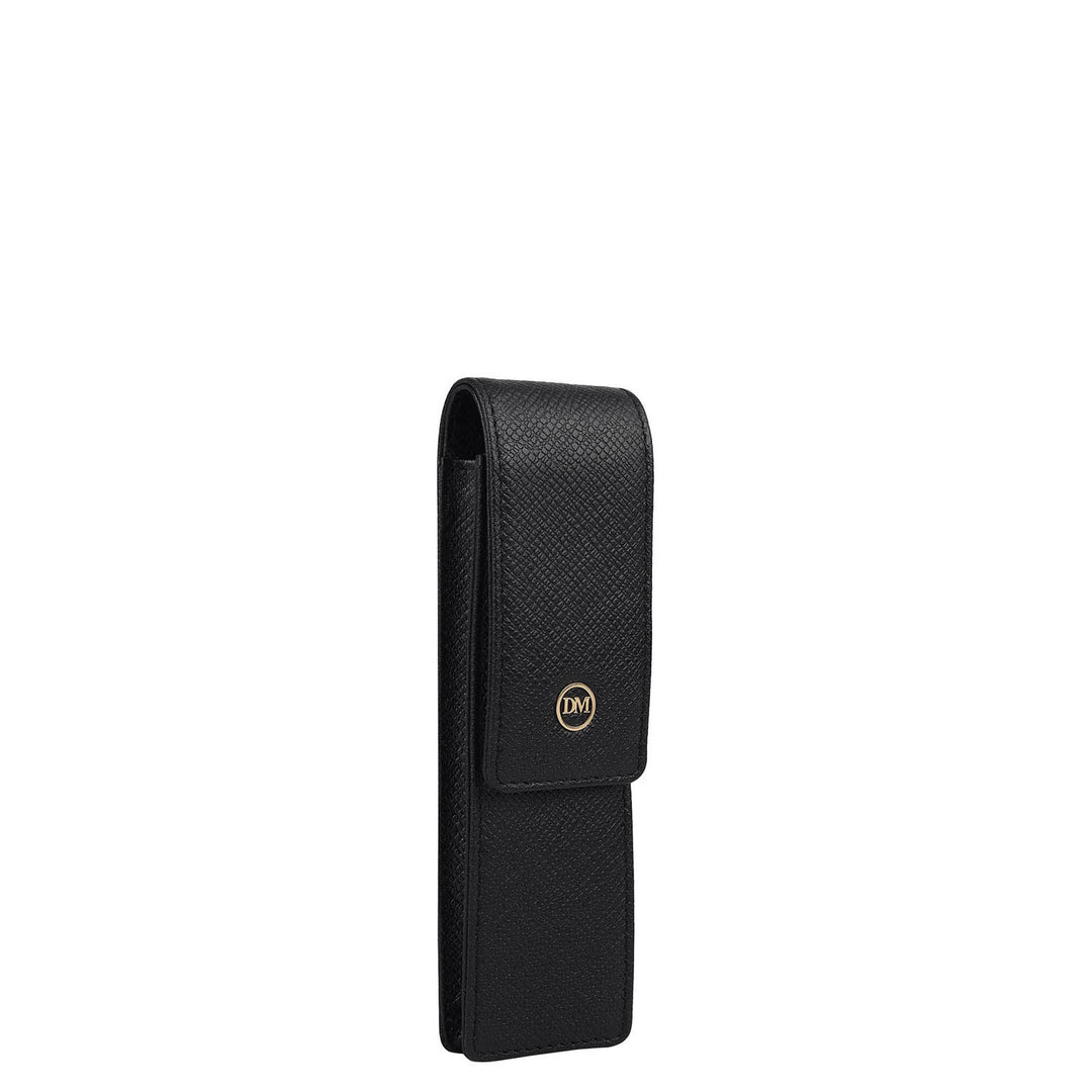 Franzy Leather Pen Case - Black