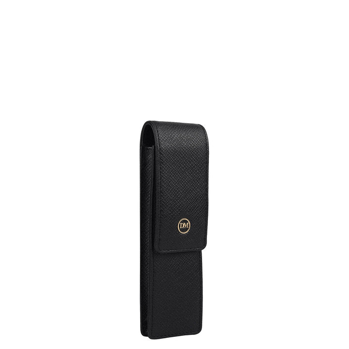 Franzy Leather Pen Case - Black
