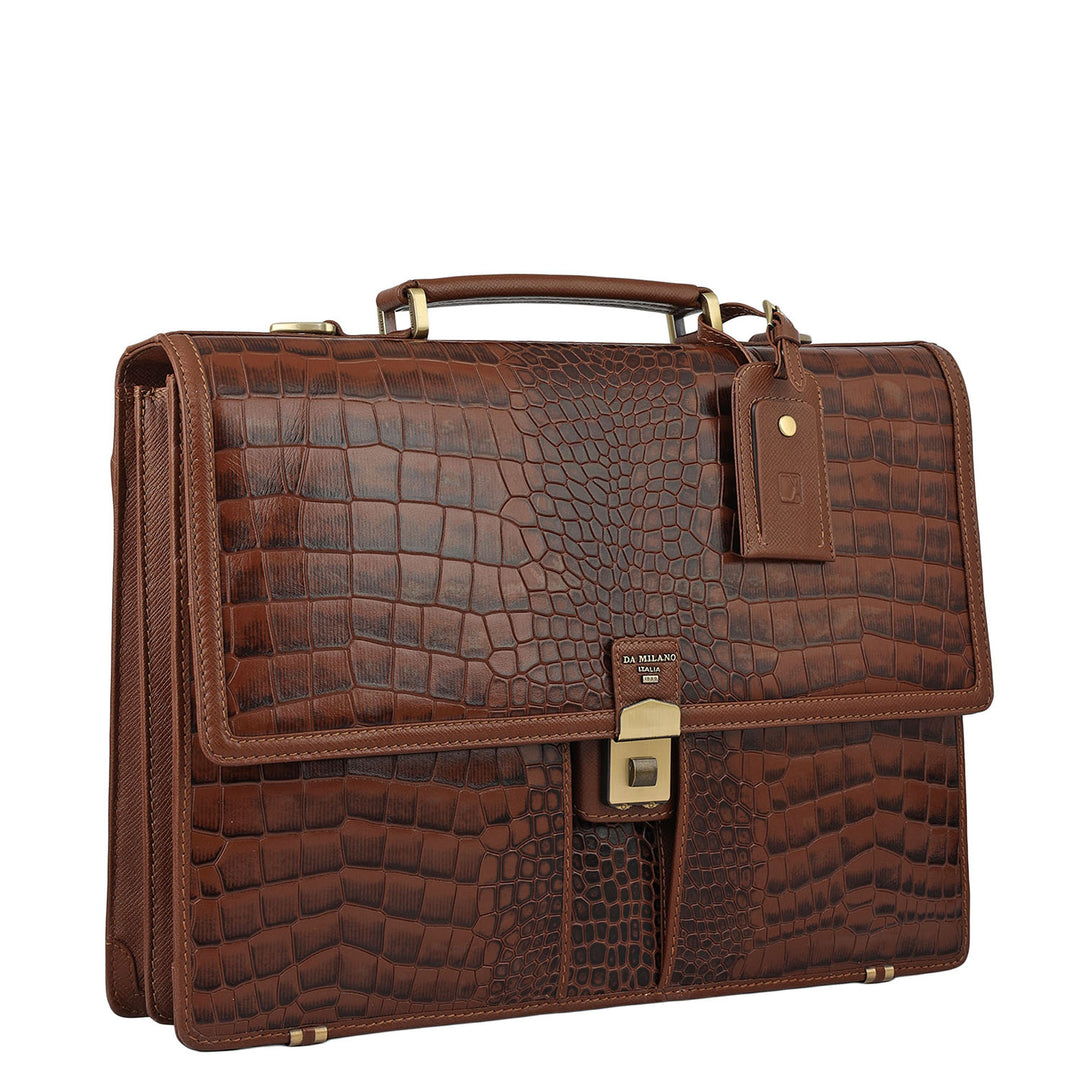 Croco Leather Portfolio - Date