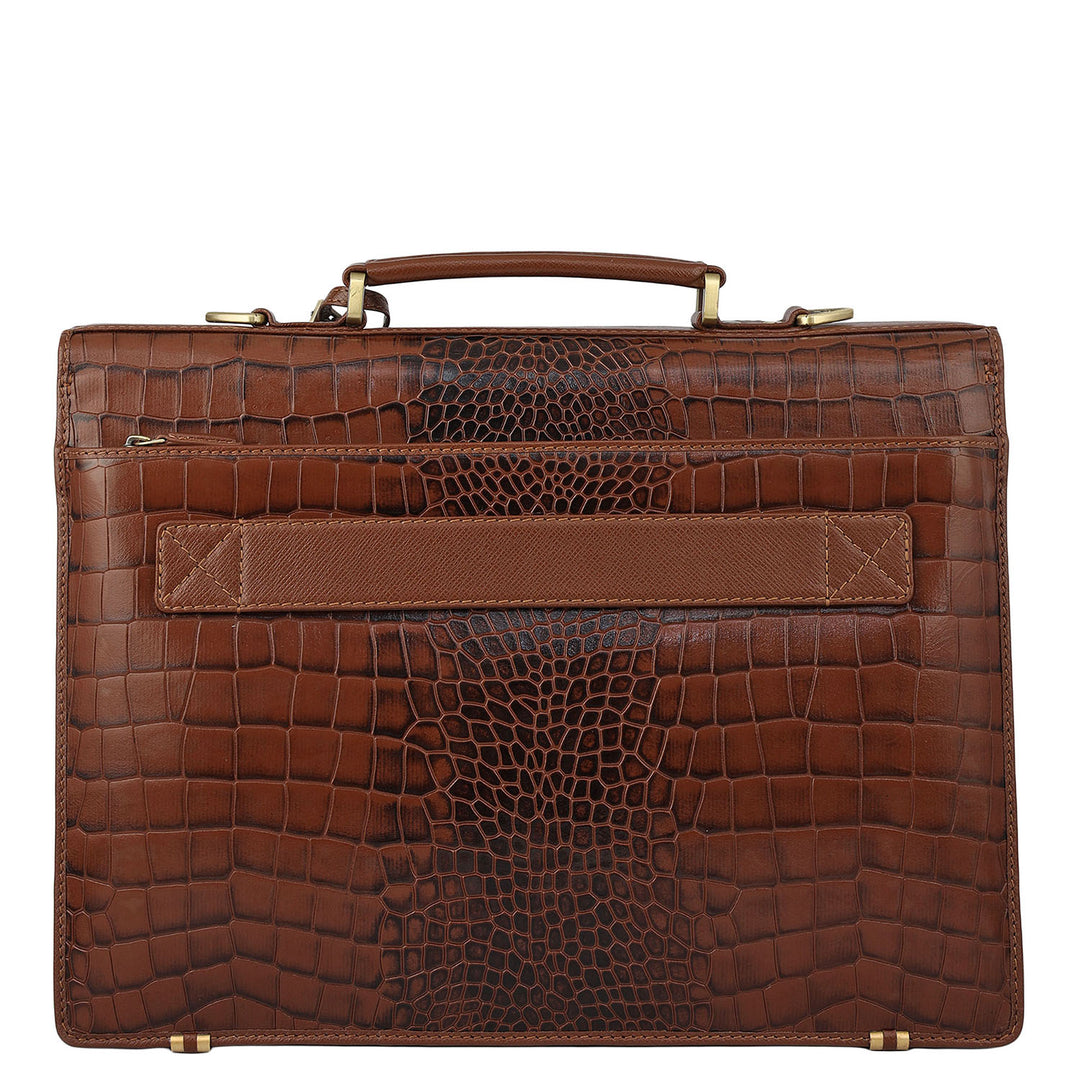 Croco Leather Portfolio - Date