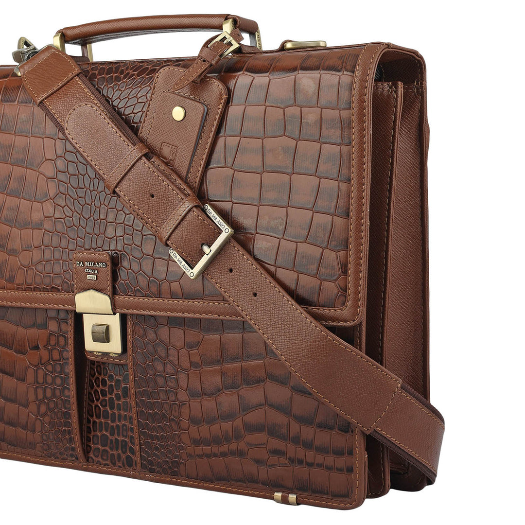 Croco Leather Portfolio - Date