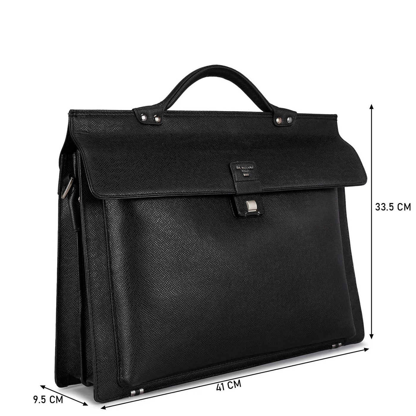 Franzy Leather Portfolio - Black