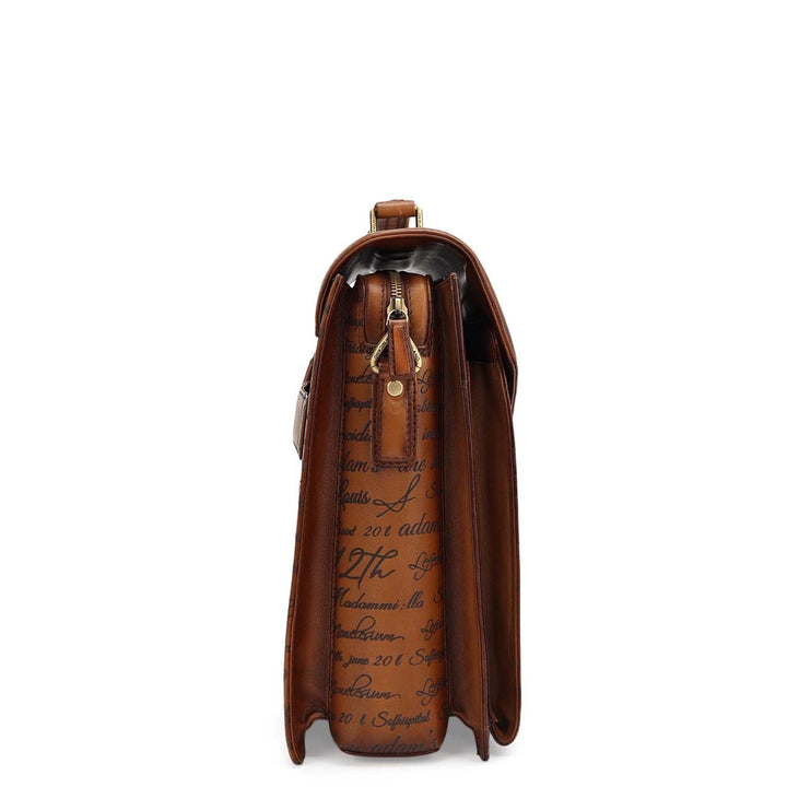 Signato Leather Portfolio - Cognac