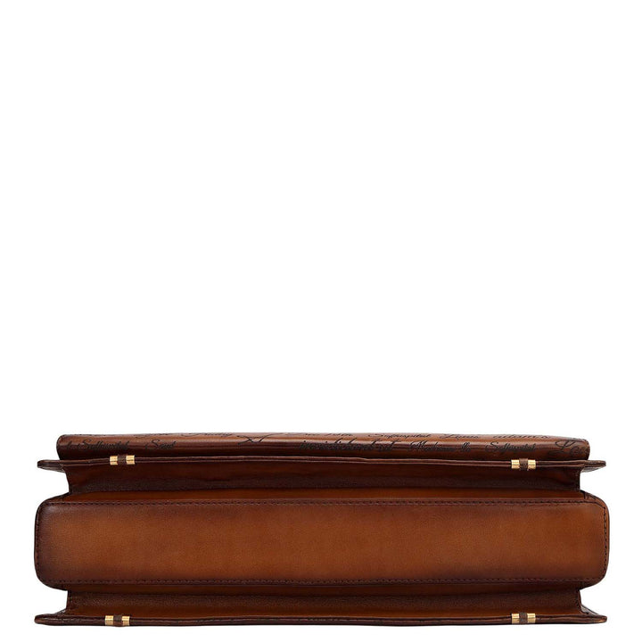 Signato Leather Portfolio - Cognac
