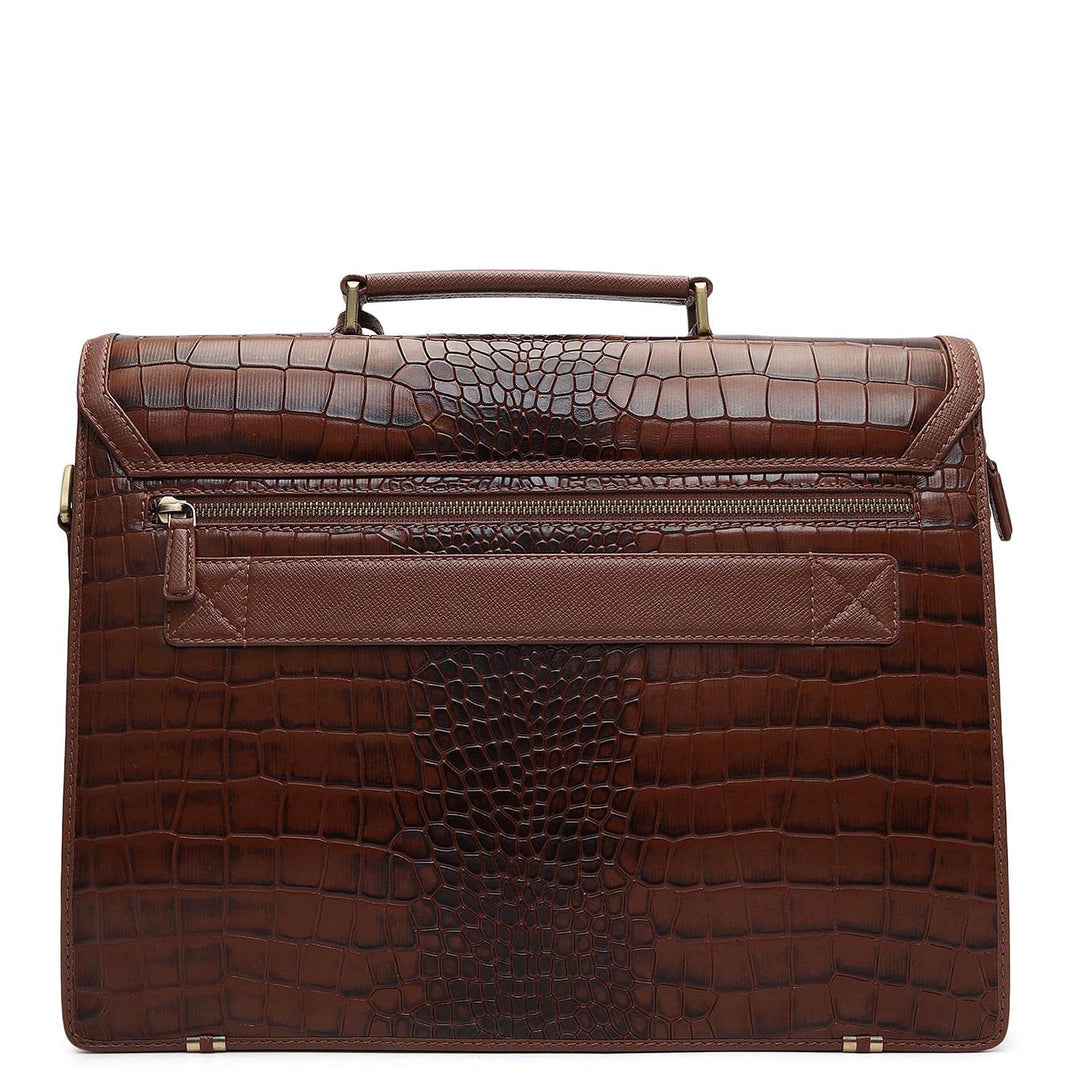 Croco Leather Portfolio - Date