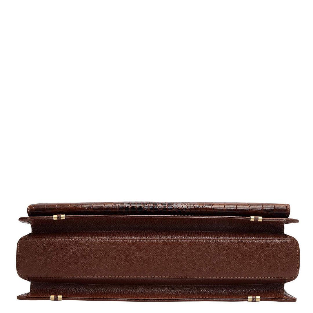 Croco Leather Portfolio - Date