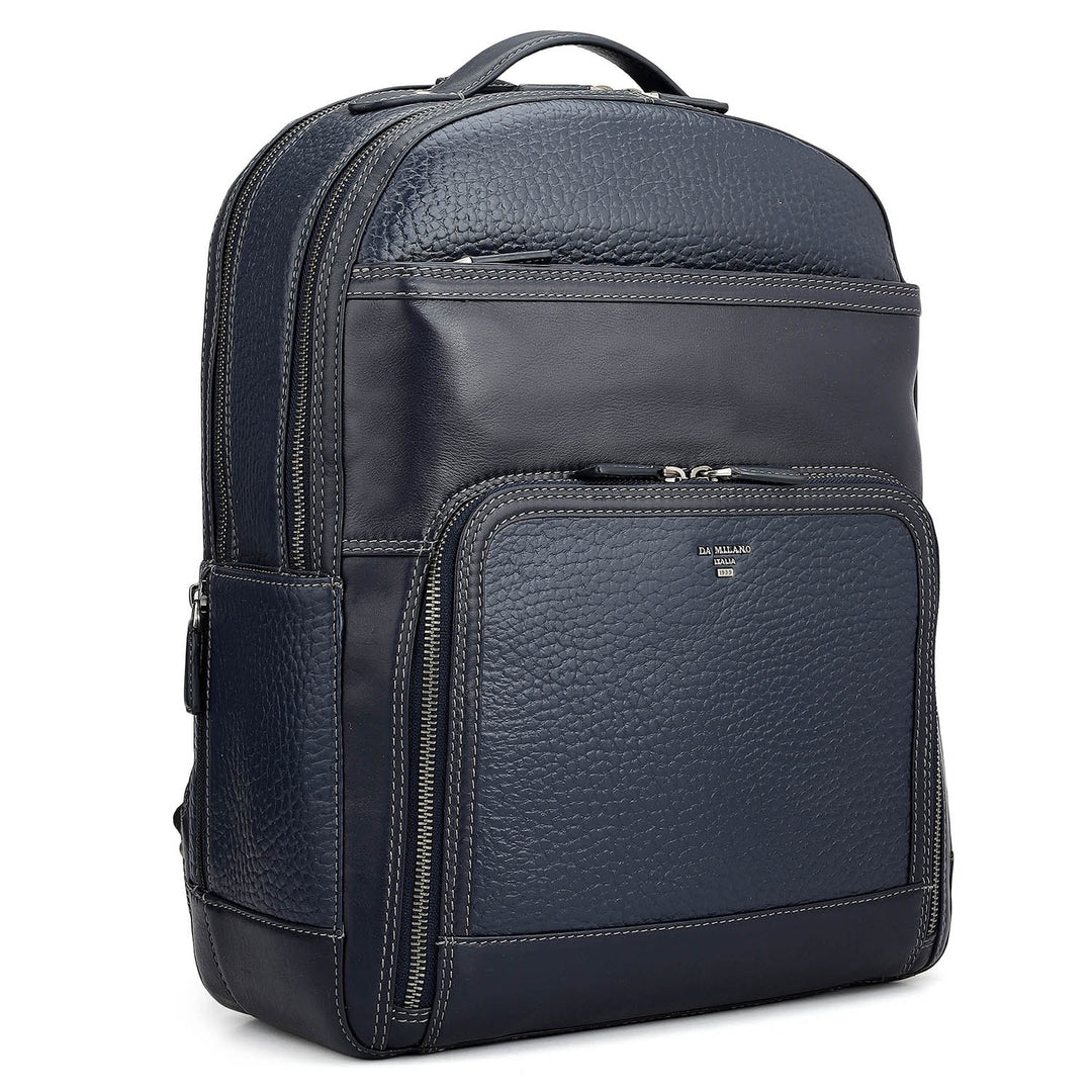 Bub Leather Backpack - Blue
