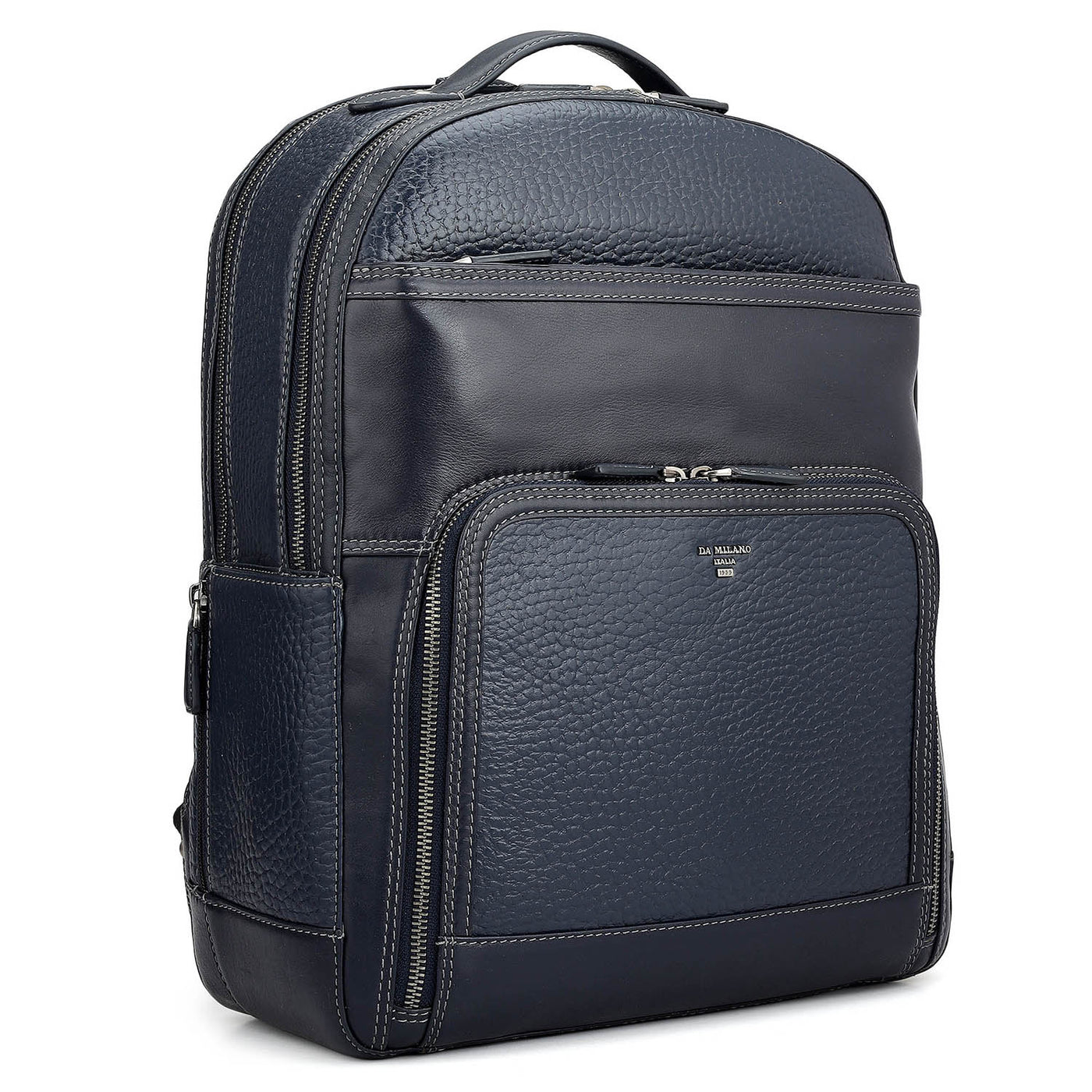 Bub Leather Backpack - Blue