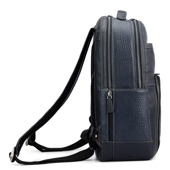 Bub Leather Backpack - Blue