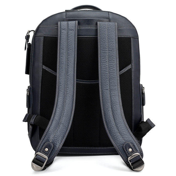 Bub Leather Backpack - Blue