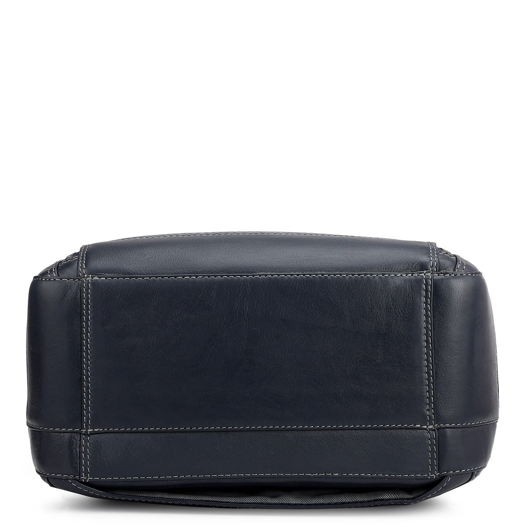 Bub Leather Backpack - Blue