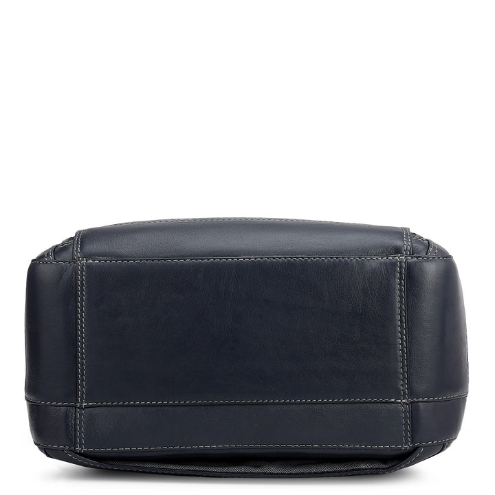 Bub Leather Backpack - Blue