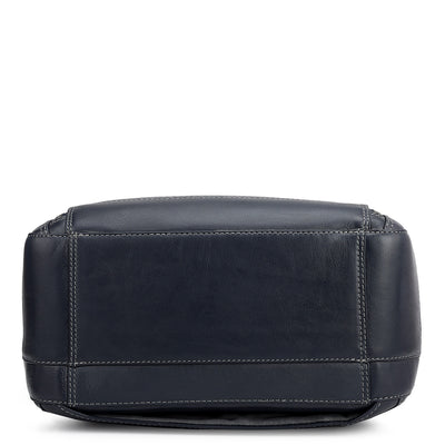 Bub Leather Backpack - Blue
