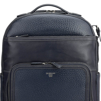 Bub Leather Backpack - Blue