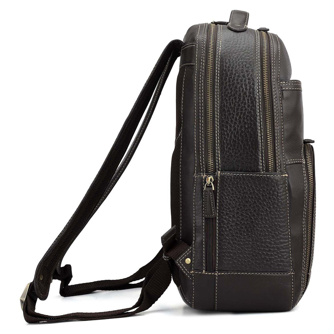 Bub Leather Backpack - Brown