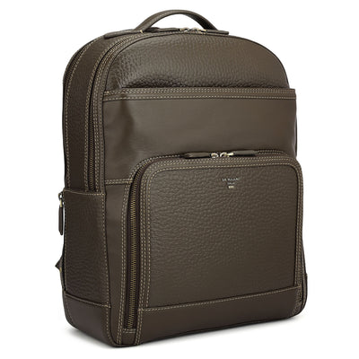 Bub Leather Backpack - Taupe