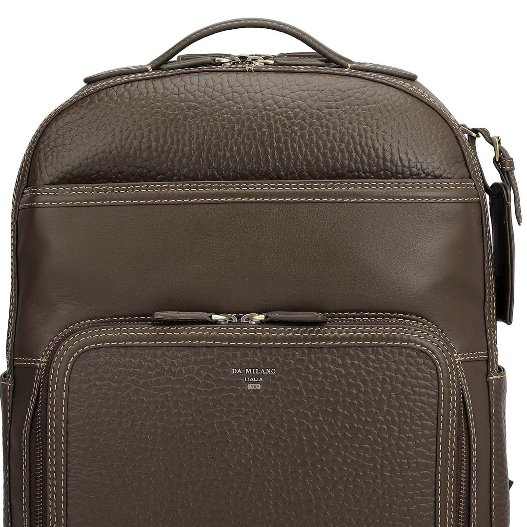 claire chase leather backpack 329E-cafe Uptown Back Pack Jumbo Top grain vacquetta cowhide Oxford Backpack Claire Chase