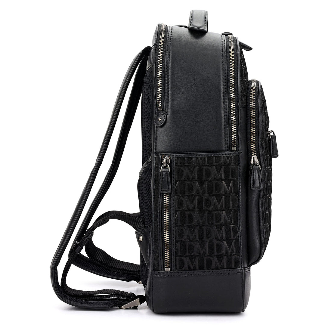 Monogram Backpack (M) - Black