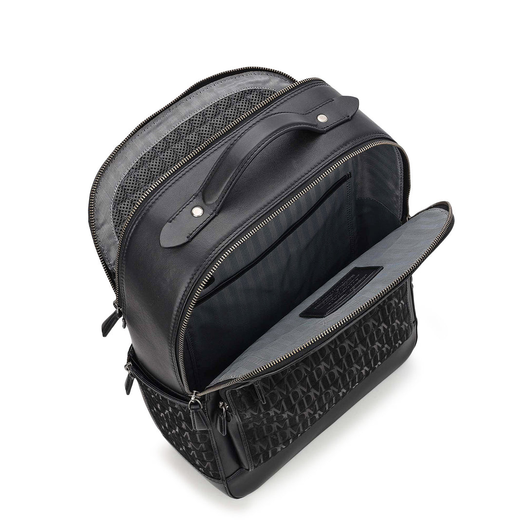 Monogram Backpack (M) - Black