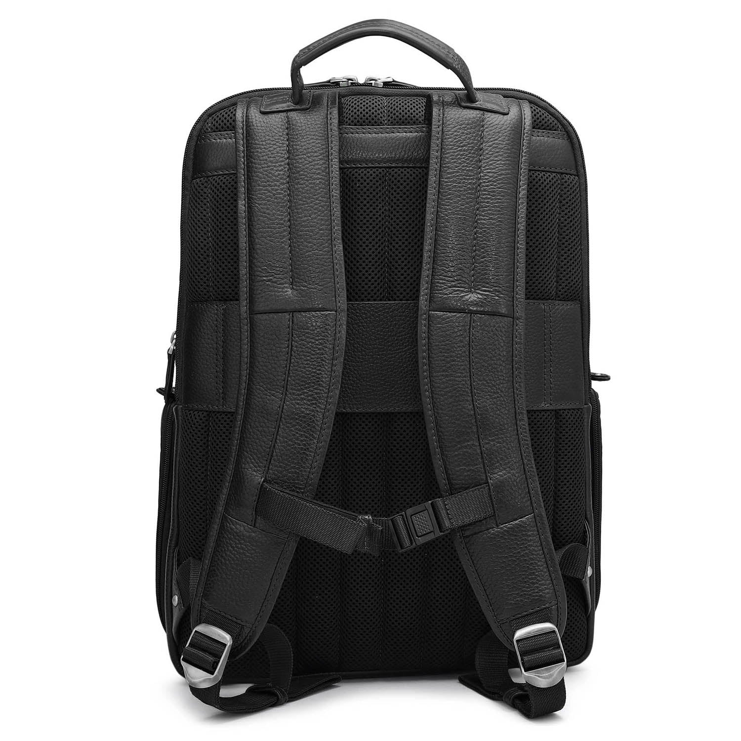 Wax Leather Backpack - Black – Da Milano