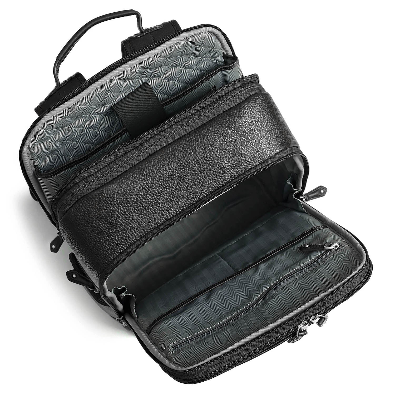 Wax Leather Backpack - Black – Da Milano