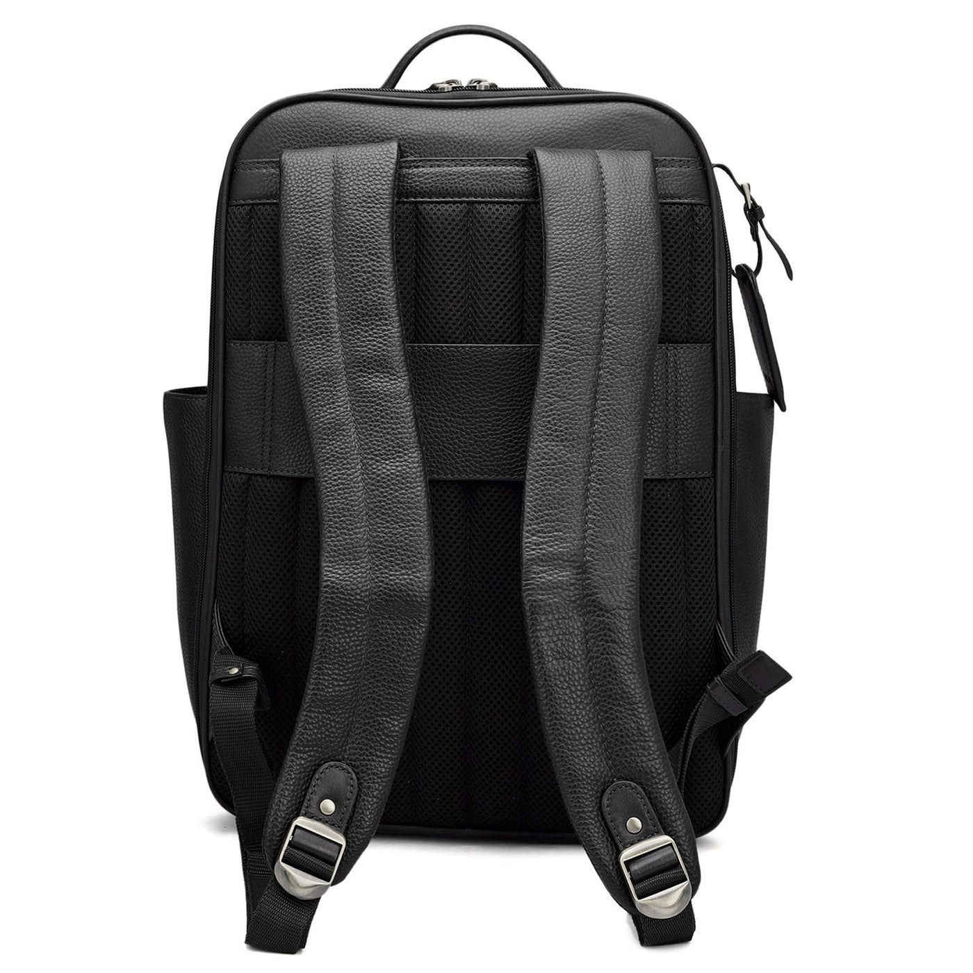 Wax Leather Backpack - Black