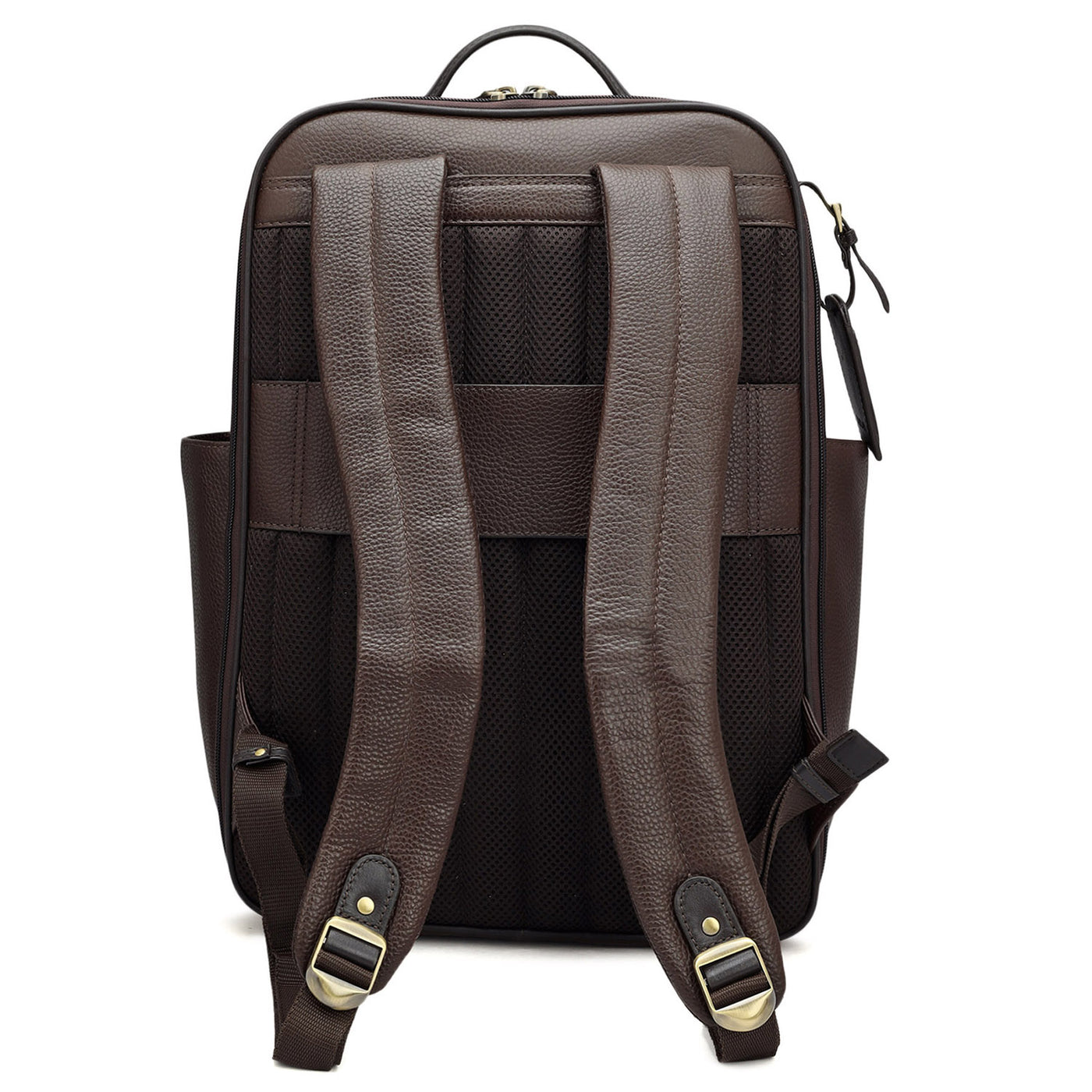 Wax Leather Backpack - Chocolate