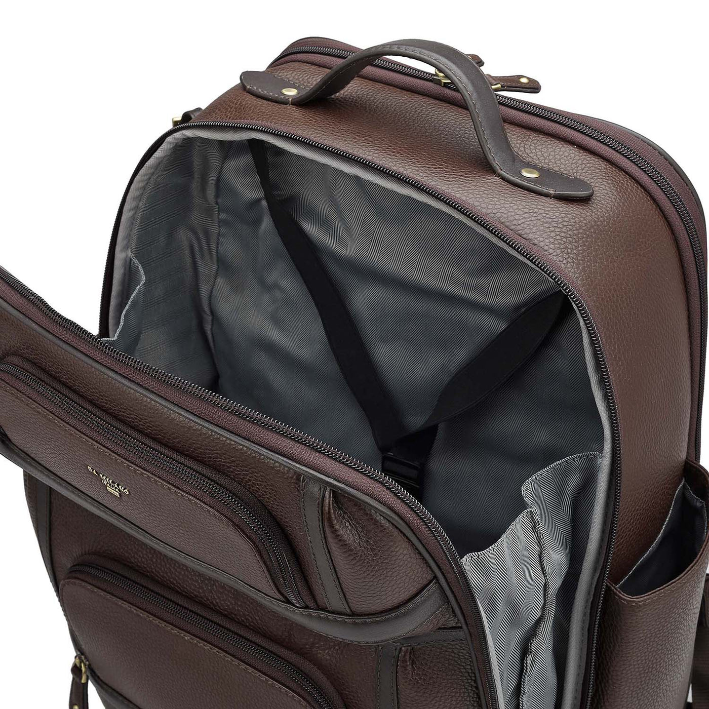 Wax Leather Backpack - Chocolate