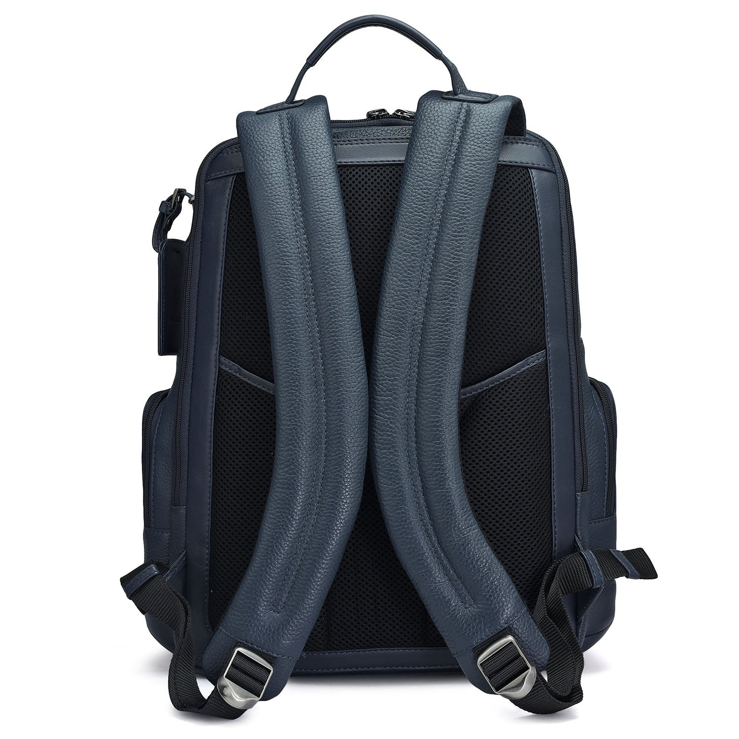 Wax Leather Backpack - Navy – Da Milano