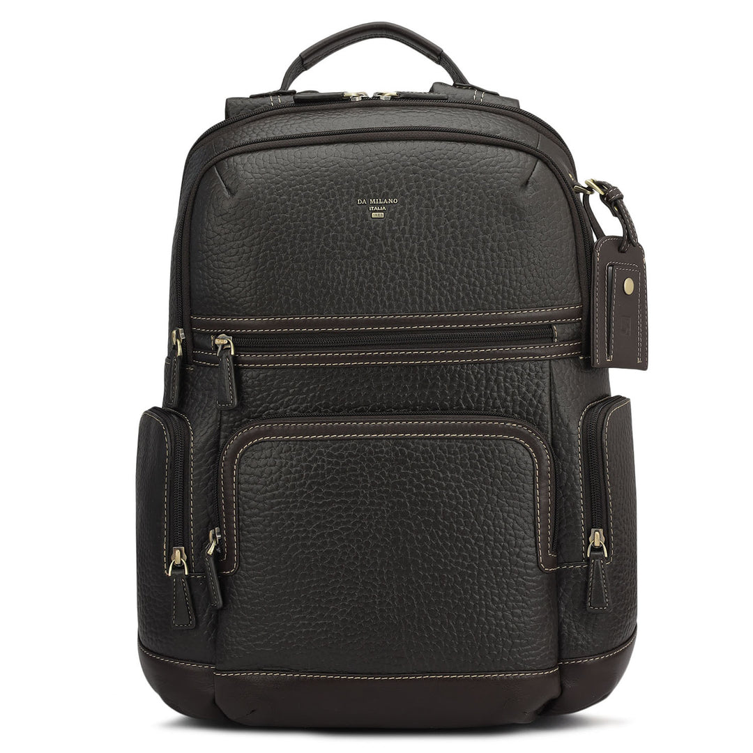Bub Leather Backpack - Brown Da Milano Bub Leather Backpack - Brown Da Milano