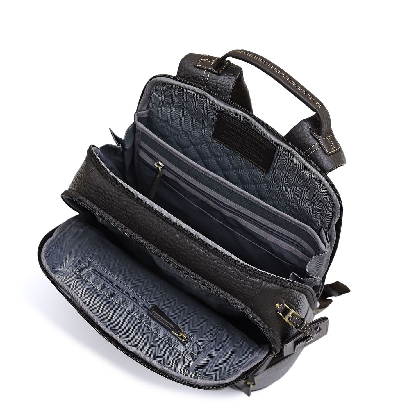 Bub Leather Backpack - Brown