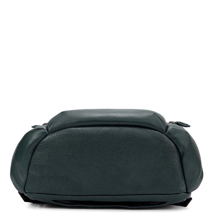 Wax Leather Backpack - Bottle Green