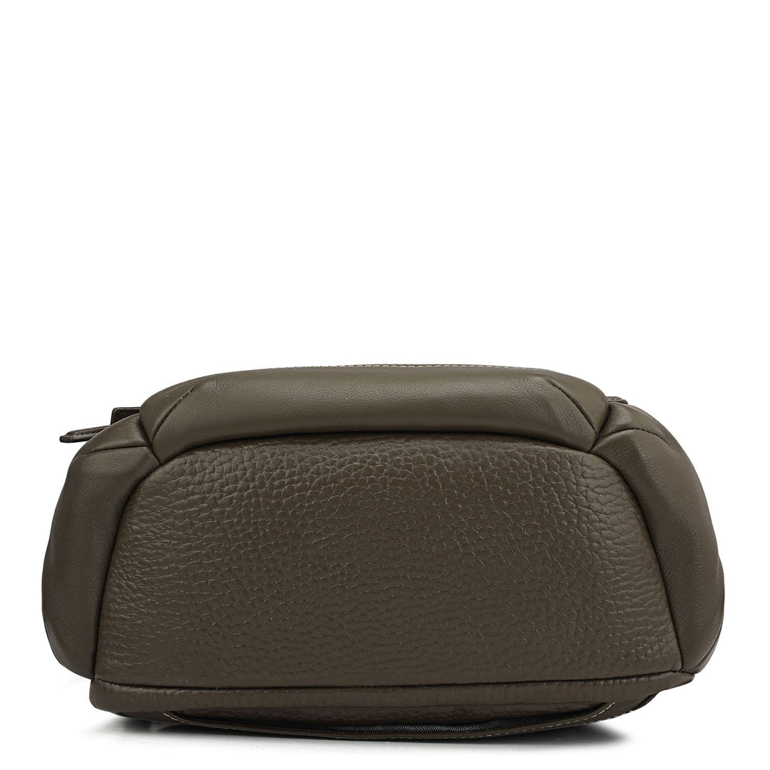 Bub Leather Backpack - Taupe