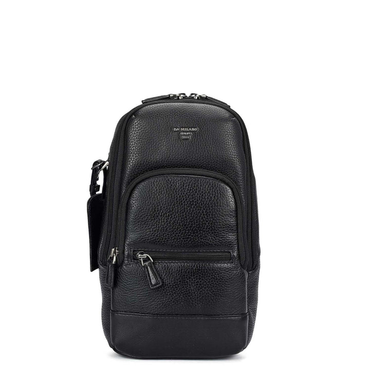 Wax Leather  Backpack (XS) - Black