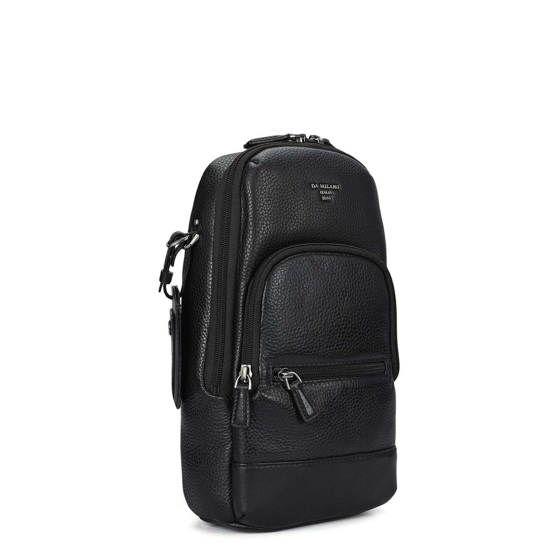 Wax Leather  Backpack (XS) - Black