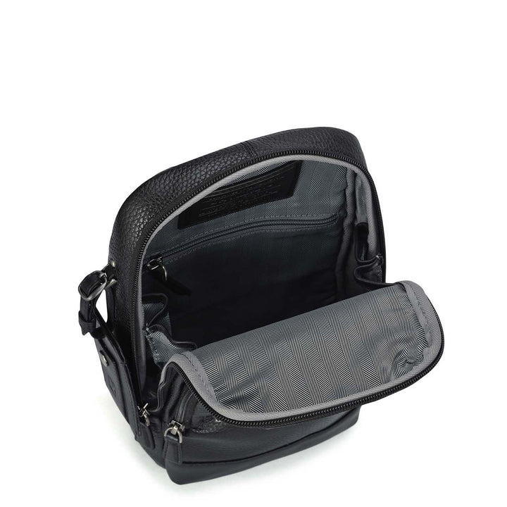 Wax Leather  Backpack (XS) - Black