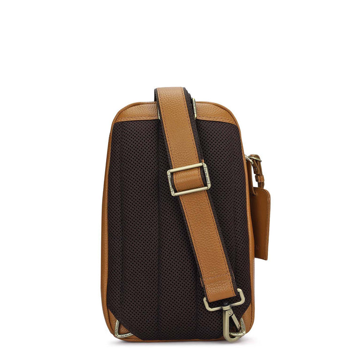 Wax Leather Backpack (XS) - Caramel