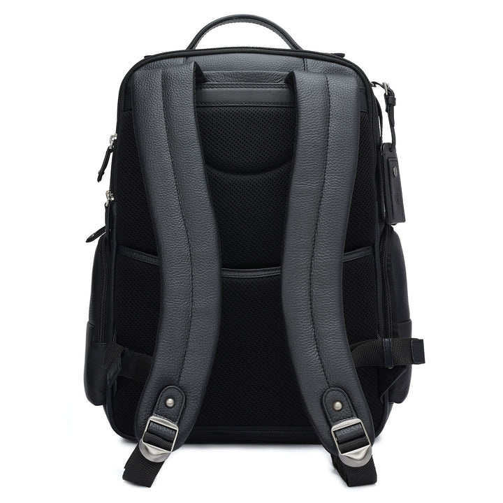 Wax Leather Backpack - Black