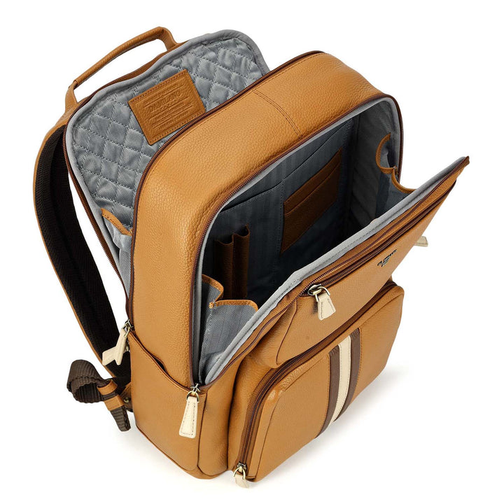 Wax Leather Backpack - Caramel