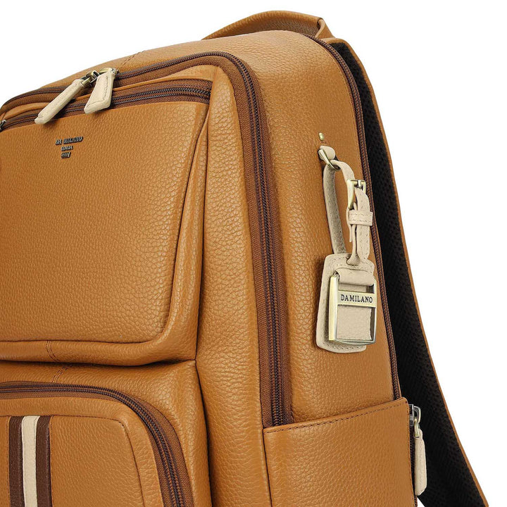 Wax Leather Backpack - Caramel